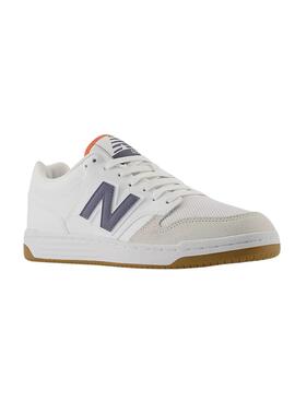 Chaussures New Balance 480 Blanc Gris pour Homme