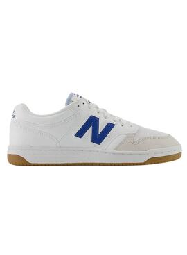 Chaussures de sport New Balance 480 Blanc Bleu pour Homme