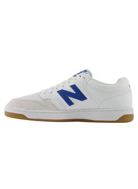 Chaussures de sport New Balance 480 Blanc Bleu pour Homme