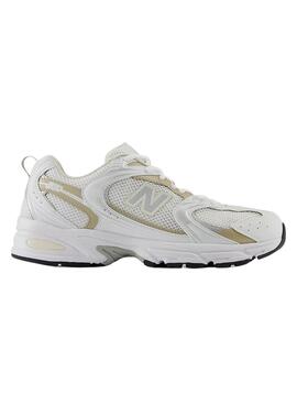 Chaussures New Balance 530 Blanc Beige Femme