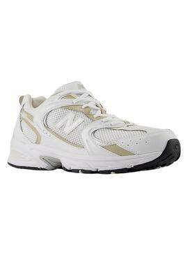 Chaussures New Balance 530 Blanc Beige Femme