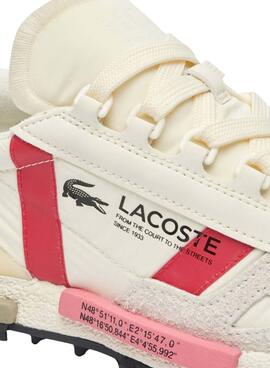 Sneakers Lacoste Elite Active Beige pour femme.