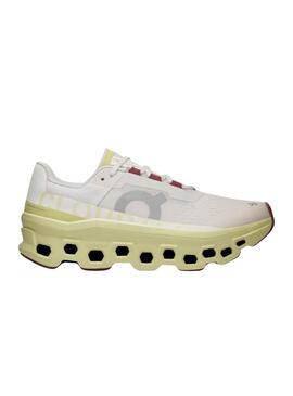 Chaussures de course On Running Cloudmoster Acacia pour femme.