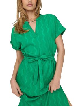 Robe Only Day Vert pour Femme