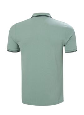 Chemise polo Helly Hansen Kos vert pour homme