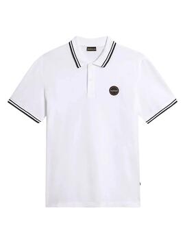 Polo Napapijri E-Macas Blanco Pour Homme