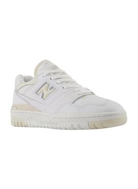 Sneakers New Balance 550 Blanc Beige Pour Femme