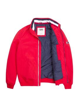 Veste Tommy Jeans Essential Rouge Homme