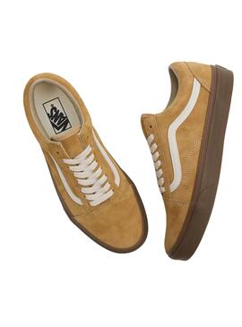 Chaussures Vans Old Skool marron pour homme