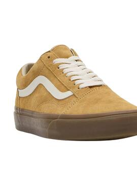 Chaussures Vans Old Skool marron pour homme