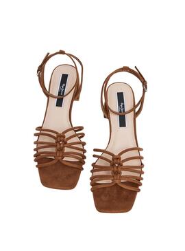 Sandales Pepe Jeans Zoe Marron pour Femme