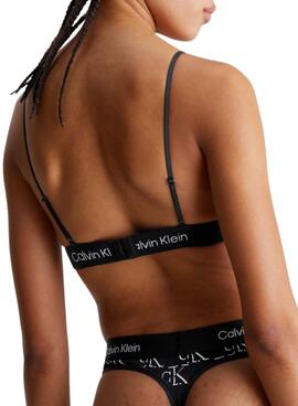 Soutien-gorge Calvin Klein Unlined Triangle Noir