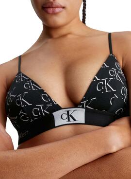 Soutien-gorge Calvin Klein Unlined Triangle Noir