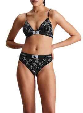 Soutien-gorge Calvin Klein Unlined Triangle Noir