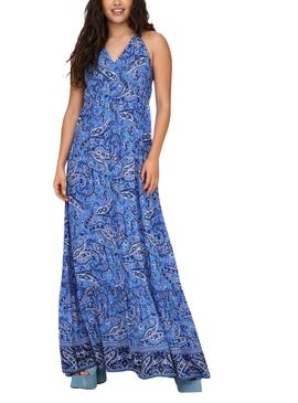 Robe Only Veneda Bleue pour Femme