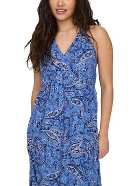 Robe Only Veneda Bleue pour Femme