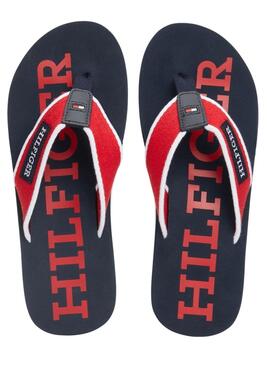 Tongs Tommy Hilfiger Beach Rouge Pour Homme