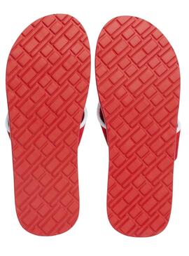 Tongs Tommy Hilfiger Beach Rouge Pour Homme