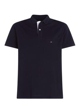 Camisa polo Tommy Hilfiger Monotype azul marino para hombre.