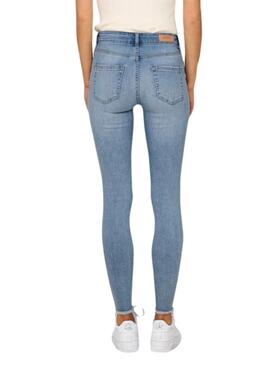 Jean ONLY Blush azul medio para mujer.