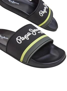 Sandales Pepe Jeans Portobello Noir Pour Homme