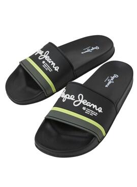 Sandales Pepe Jeans Portobello Noir Pour Homme