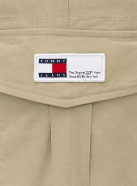 Pantalon Tommy Jeans Austin Cargo Beige Pour Homme