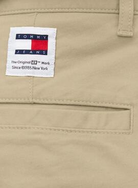 Pantalon Tommy Jeans Austin Cargo Beige Pour Homme