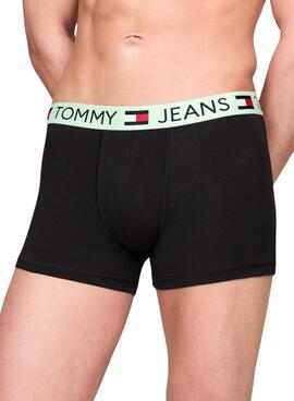 Paquet de 3 boxers Tommy Jeans Trunk Essential Noir Homme