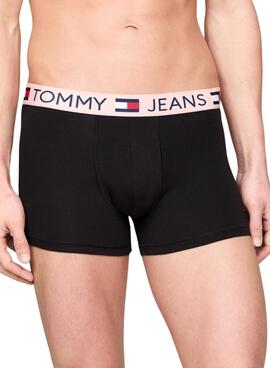 Paquet de 3 boxers Tommy Jeans Trunk Essential Noir Homme