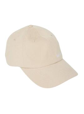 Casquette Pieces Carmana beige pour femme