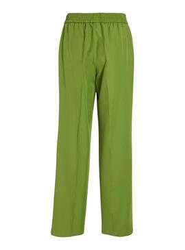 Pantalon Vila Winnie Vert pour Femme