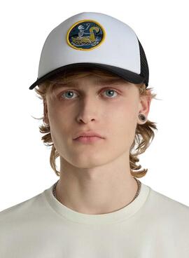 Casquette Vans Beer Float Blanc et Noir pour Homme