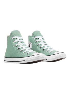 S'il vous plaît, donnez-moi juste la traduction en français de ceci : Baskets Converse Chuck Taylor Turquoise pour femmes.