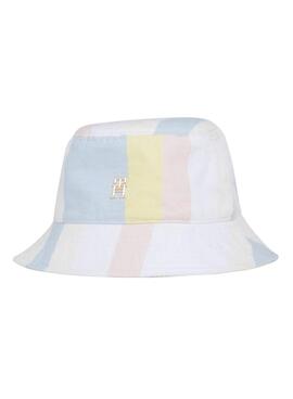 Bonnet Tommy Hilfiger Beach Summer Stripes Multi Femme