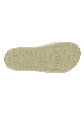 Sandales Tommy Jeans Chunky Flatform jaune pour femme