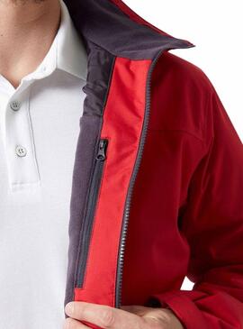 Veste Helly Hansen Crew Midlayer Rouge Pour Homme