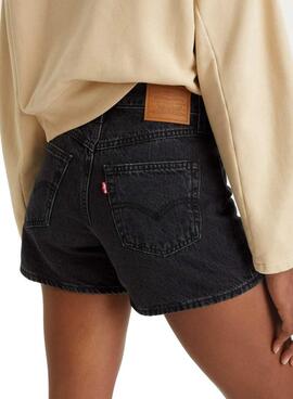 Short Levis 80s Mom Noir Pour Femme