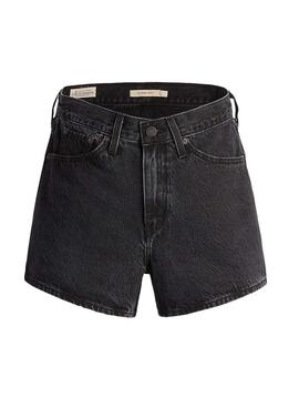 Short Levis 80s Mom Noir Pour Femme