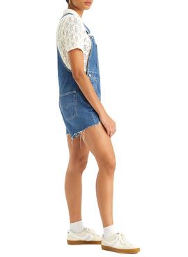 Salopette en jean vintage Levi's bleu pour femme