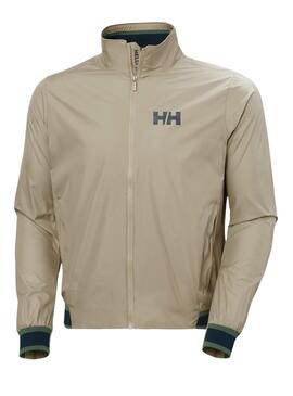 Veste Helly Hansen Salt Windbreaker Marron Pour Homme