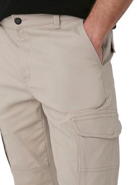 Pantalon Only and Sons Carter Beige pour Homme