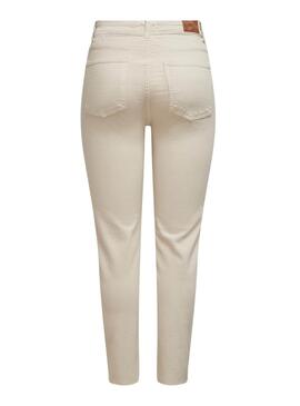 Pantalon Only Emily Beige Pour Femme