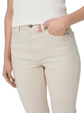 Pantalon Only Emily Beige Pour Femme