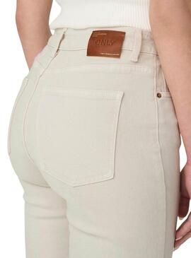 Pantalon Only Emily Beige Pour Femme