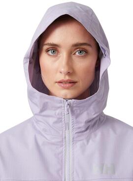 Cortavientos Helly Hansen Belfast Violeta Para Mujer.