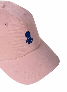 Casquette El Pulpo Washed Logo Rose Pour Homme