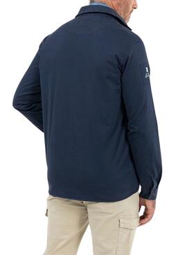 Chemise surchemise El Pulpo à Deux Poches Marine Pour Homme