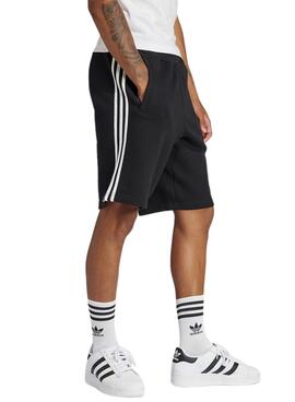 Short Adidas Adicolor 3 Rayures Noir Pour Homme