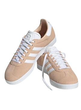 Chaussures Adidas Gazelle Rose Pour Femme